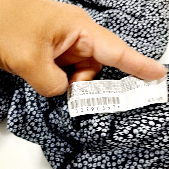 Front Tie Long Sleeve Silk Polyester Blouse Top - Picture 11 of 14